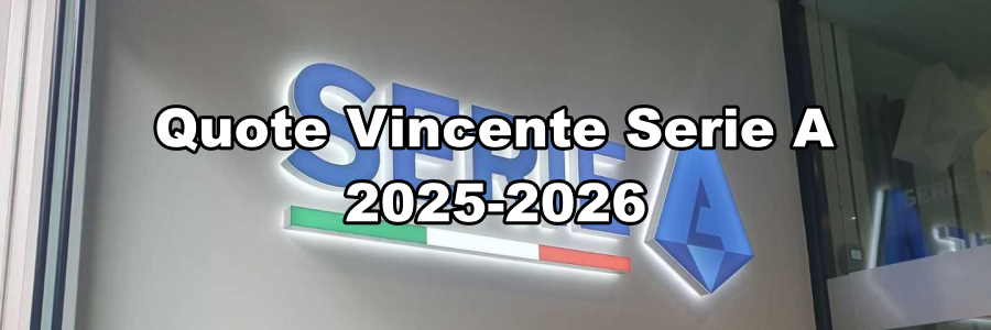 Quote Vincente serie A 2025-2026